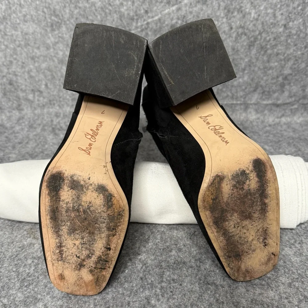 Sam Edelman‎ Black Suede Daruby Bootie- Sz 7M